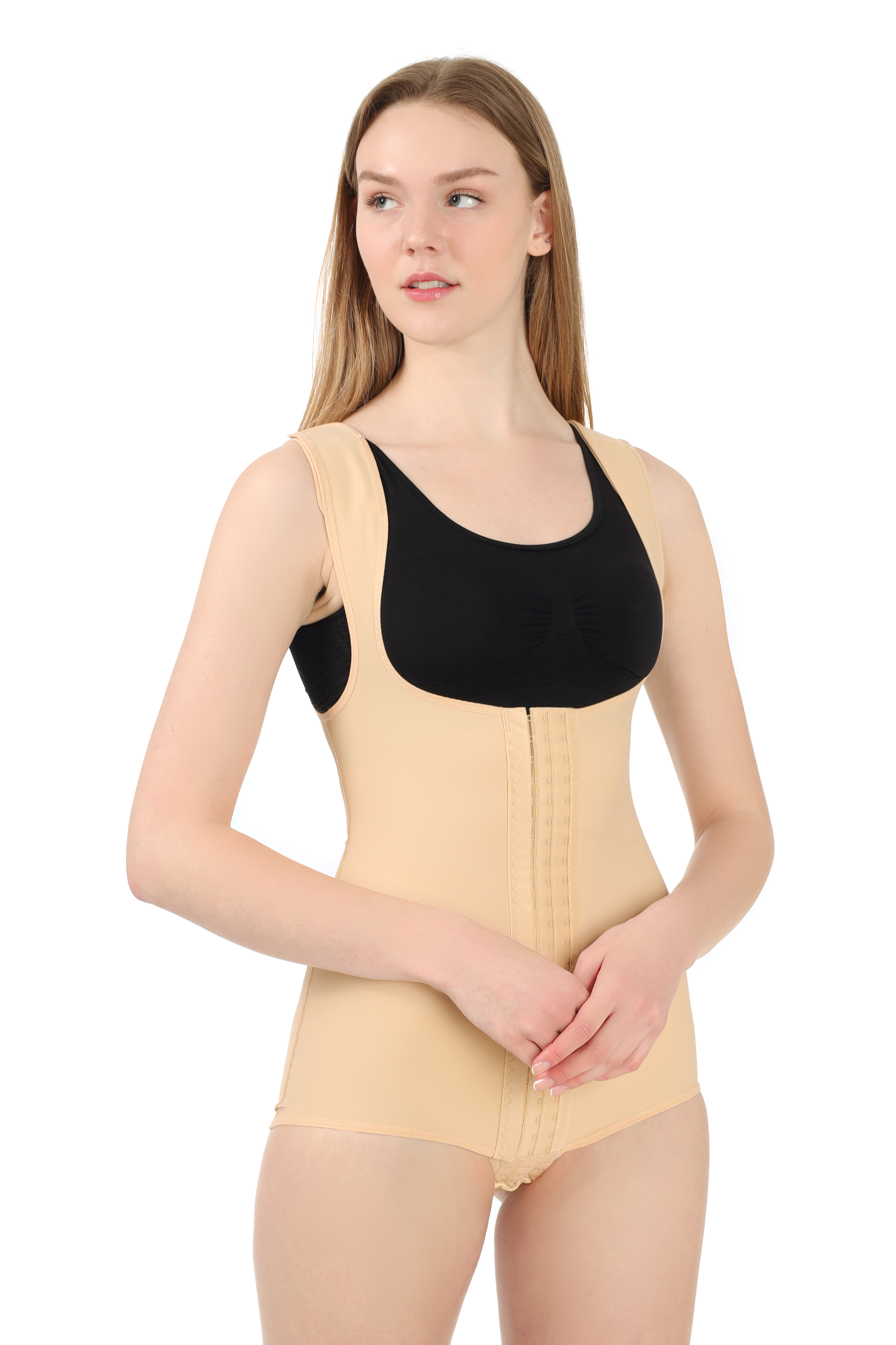 مشد لشفط الدهون من البطن مغلق من الظهر