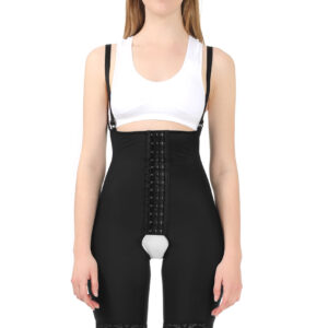 مشد لشفط الدهون من تحت الصدر حتى فوق الركبة باللون البيج