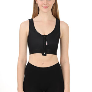 مشد لشفط الدهون من الصدر بحمالات باللون البيج