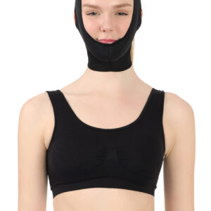 مشد للرقبة مغلق بدون فتحة للاذن باللون البيج